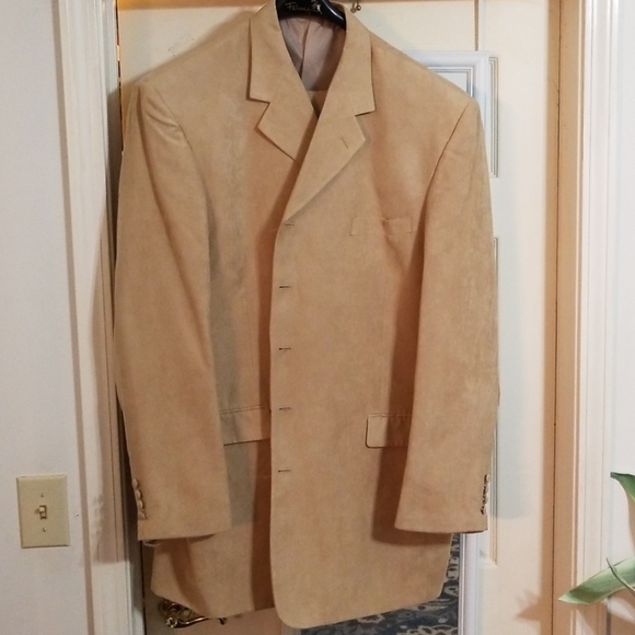 Micro Suede 2 Peice Suit - Picture 1 of 1